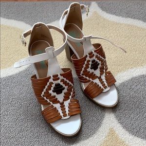 Chunky heel sandals